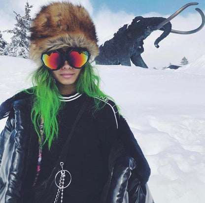 Heart Shaped Goggle Sunglasses Goggles - The Burner Shop