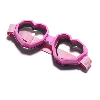 Heart Shaped Goggle Sunglasses Goggles - The Burner Shop