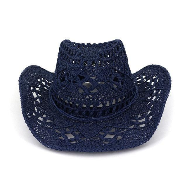 Hollowed Handmade Cowboy Straw Hat Hats - The Burner Shop