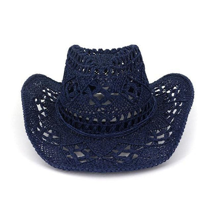 Hollowed Handmade Cowboy Straw Hat Hats - The Burner Shop