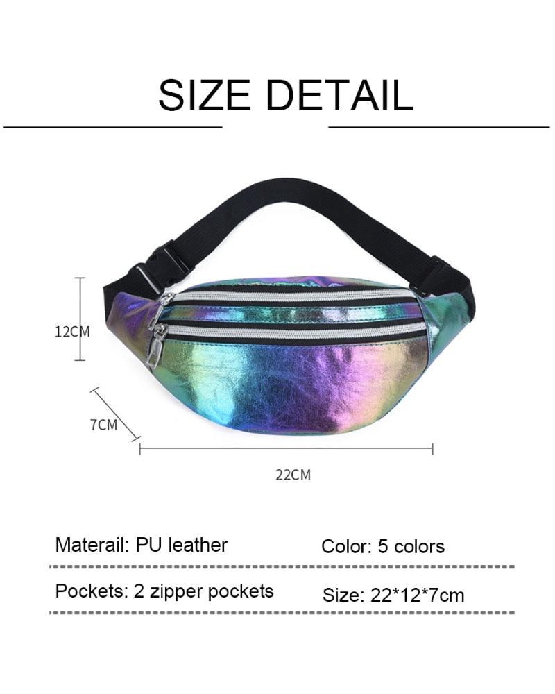 Holographic Fanny Pack / Waist Bag Bags - The Burner Shop