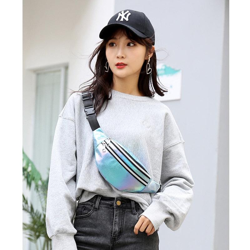 Holographic Fanny Pack / Waist Bag Bags - The Burner Shop
