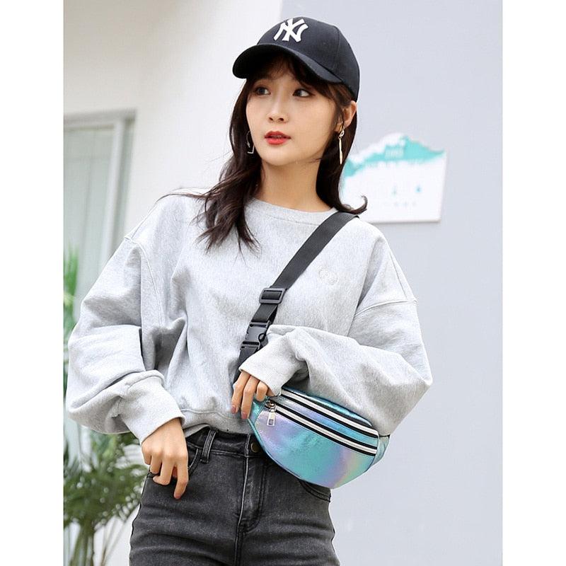 Holographic Fanny Pack / Waist Bag Bags - The Burner Shop