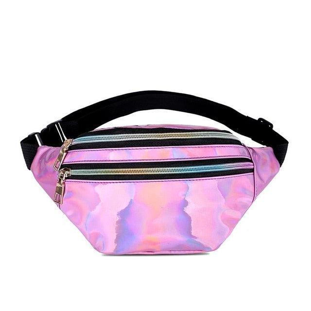 Holographic Patterned Fanny Pack Bags - The Burner Shop