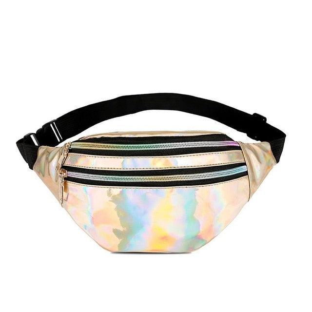 Holographic Patterned Fanny Pack Bags - The Burner Shop