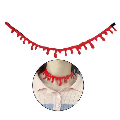 Horror Blood Drip Necklace Necklaces - The Burner Shop