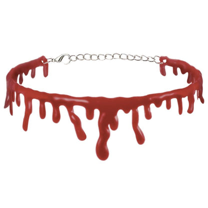 Horror Blood Drip Necklace Necklaces - The Burner Shop