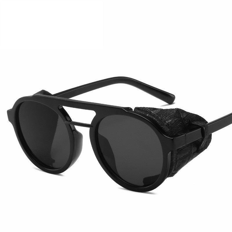 Jazz Steampunk Round Sunglasses Sunglasses - The Burner Shop