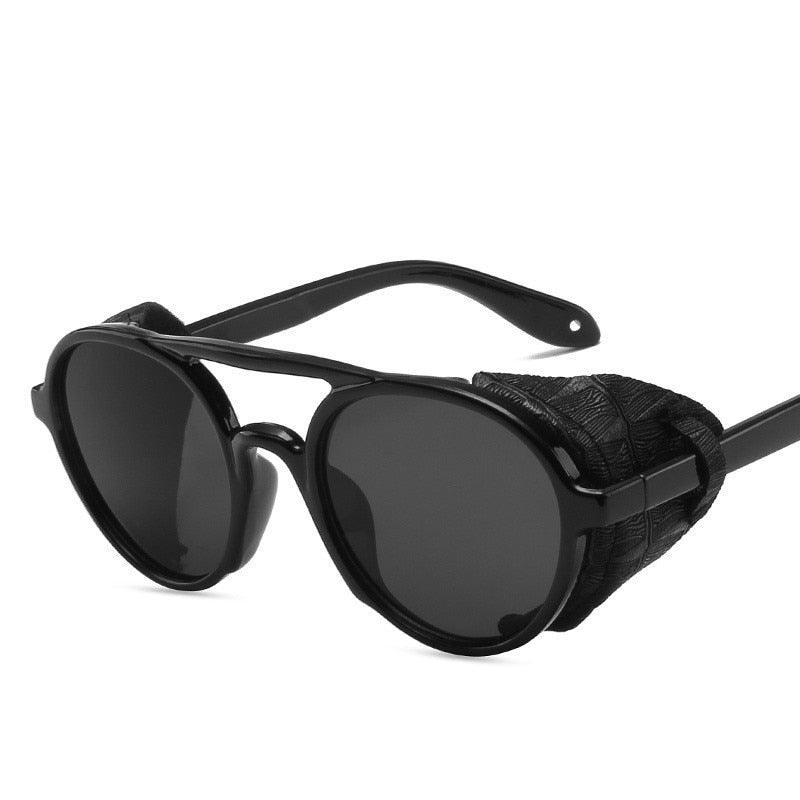 Jazz Steampunk Round Sunglasses Sunglasses - The Burner Shop