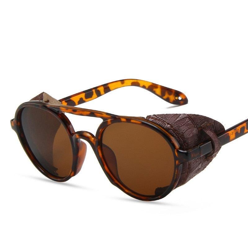 Jazz Steampunk Round Sunglasses Sunglasses - The Burner Shop