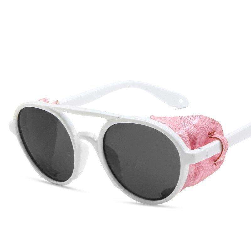 Jazz Steampunk Round Sunglasses Sunglasses - The Burner Shop