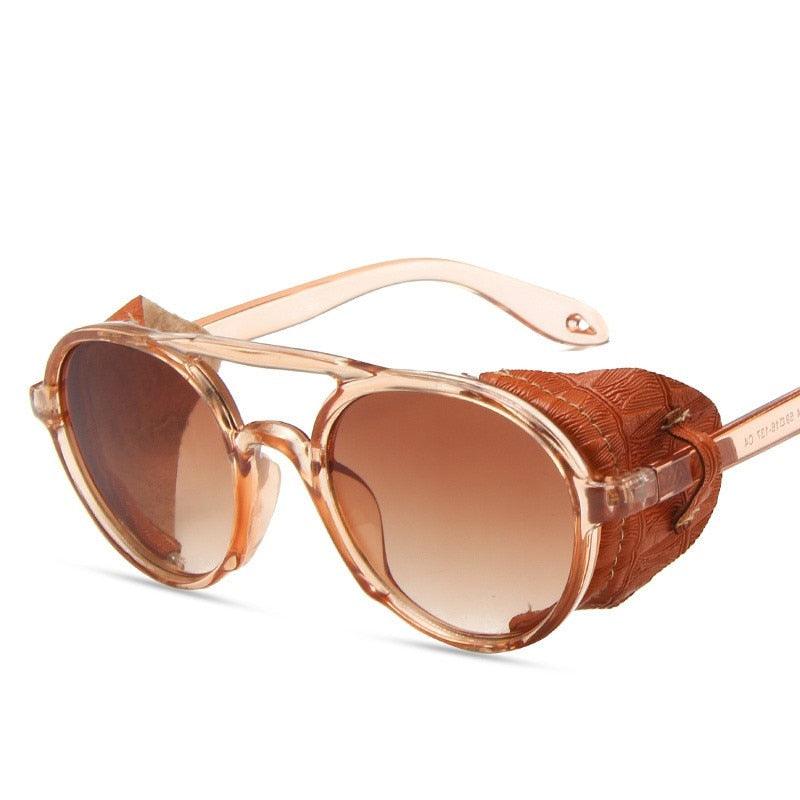 Jazz Steampunk Round Sunglasses Sunglasses - The Burner Shop