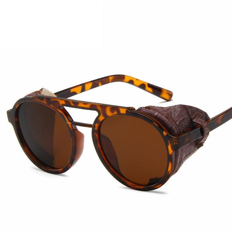Jazz Steampunk Round Sunglasses Sunglasses - The Burner Shop