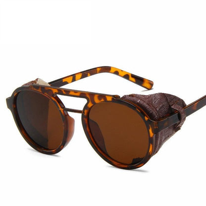Jazz Steampunk Round Sunglasses Sunglasses - The Burner Shop