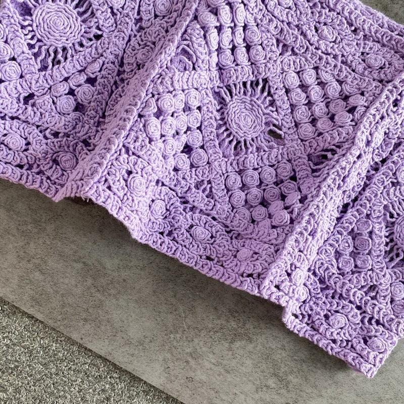 Knitted Sleeveless Crop Tops Tops - The Burner Shop