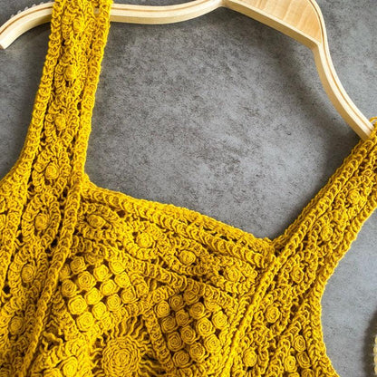 Knitted Sleeveless Crop Tops Tops - The Burner Shop