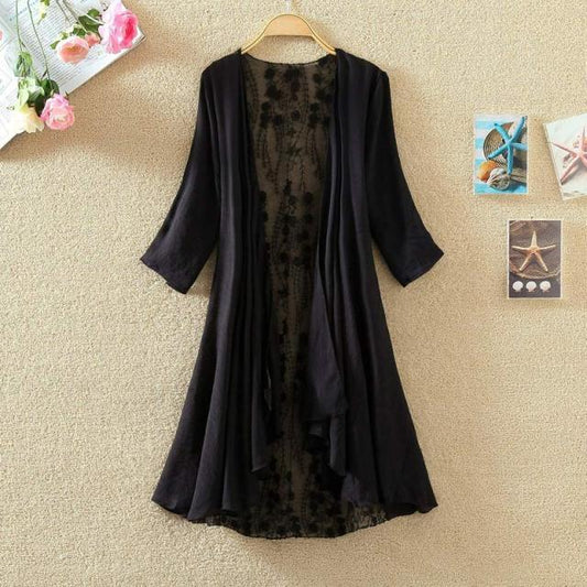 Lace Boho Cover Up Cover Ups - The Burner Shop
