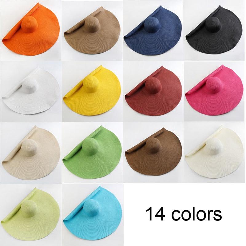 Large Wide Brim Foldable Sunhats Hats - The Burner Shop