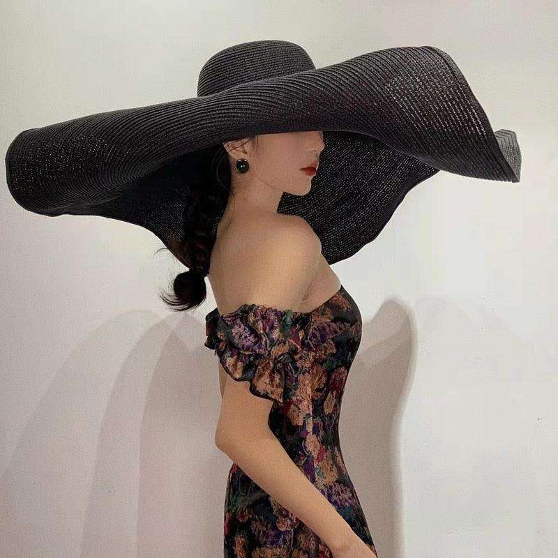 Large Wide Brim Foldable Sunhats Hats - The Burner Shop