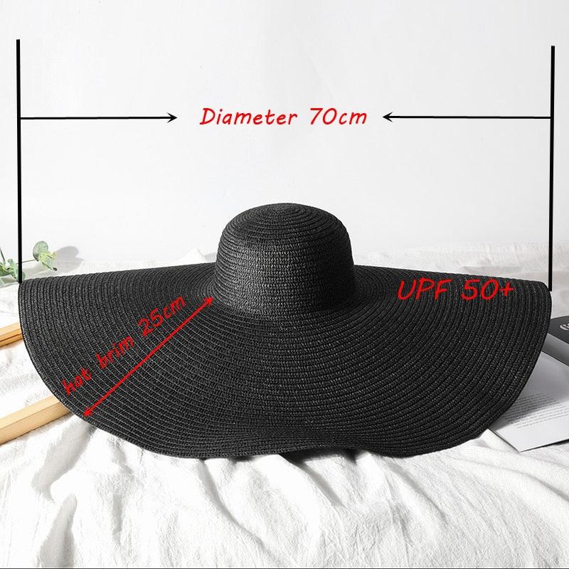 Large Wide Brim Foldable Sunhats Hats - The Burner Shop