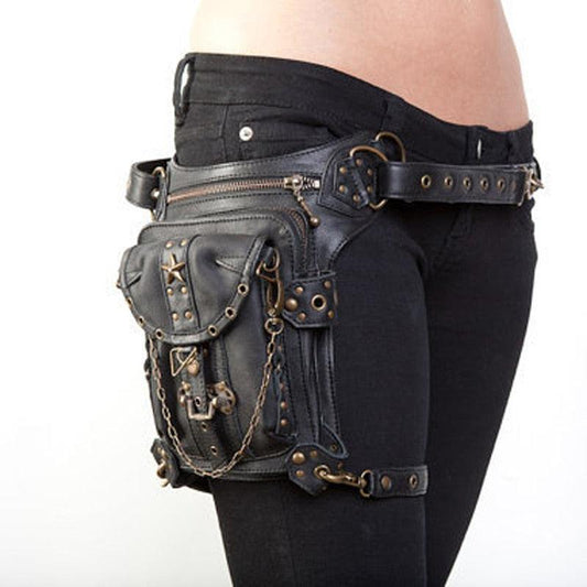 Leather Utility Belt Bag Bags - The Burner Shop