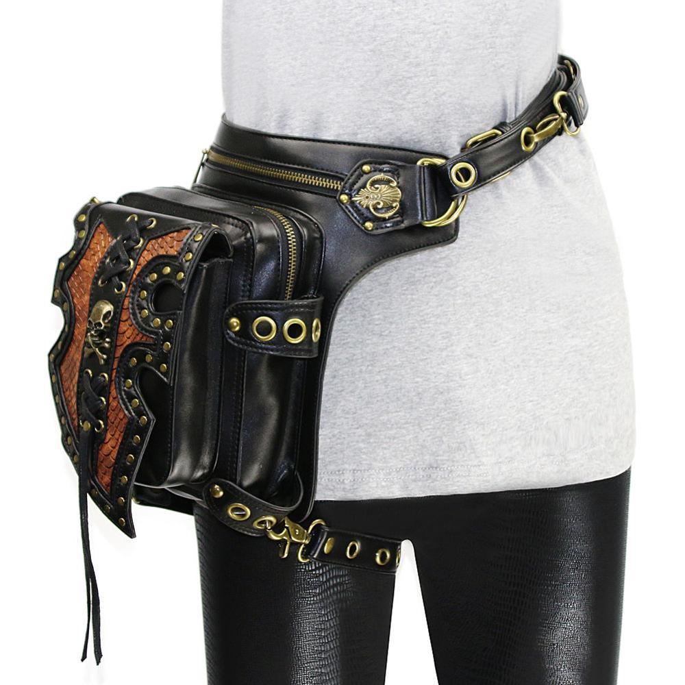 Leather Utility Belt Bag Bags - The Burner Shop