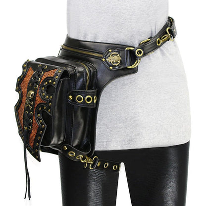 Leather Utility Belt Bag Bags - The Burner Shop
