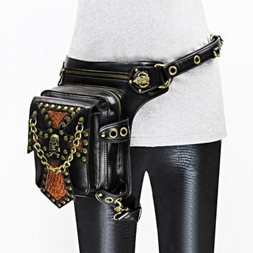 Leather Utility Belt Bag Bags - The Burner Shop