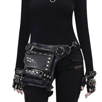 Leather Utility Belt Bag Bags - The Burner Shop