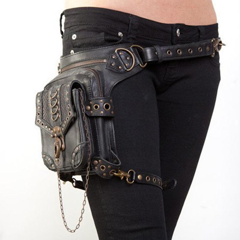 Leather Utility Belt Bag Bags - The Burner Shop