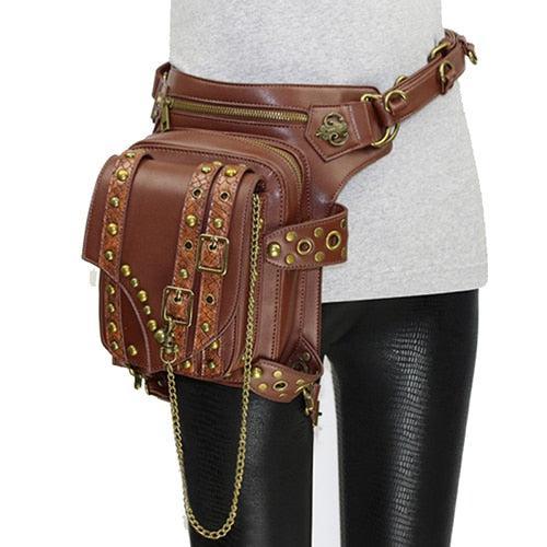 Leather Utility Belt Bag Bags - The Burner Shop