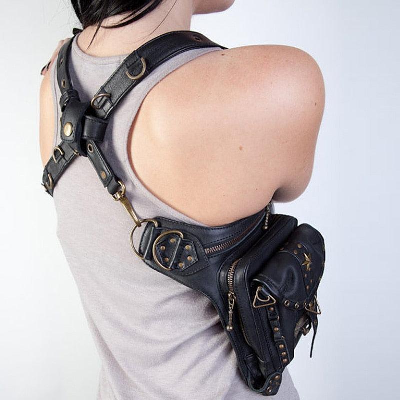 Leather Utility Belt Bag Bags - The Burner Shop