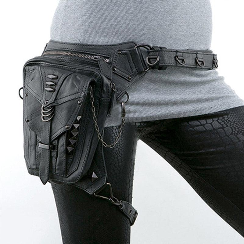 Leather Utility Belt Bag Bags - The Burner Shop