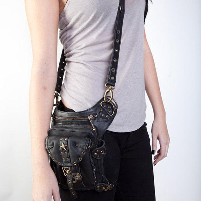 Leather Utility Belt Bag Bags - The Burner Shop