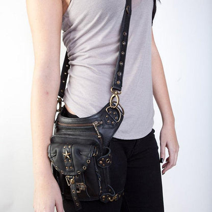 Leather Utility Belt Bag Bags - The Burner Shop