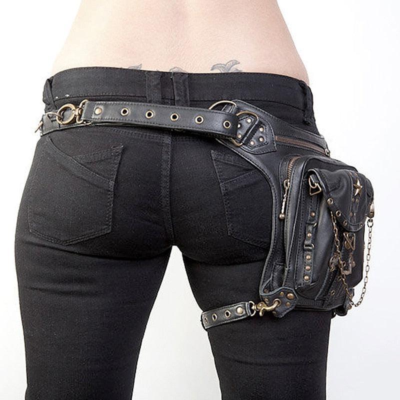 Leather Utility Belt Bag Bags - The Burner Shop