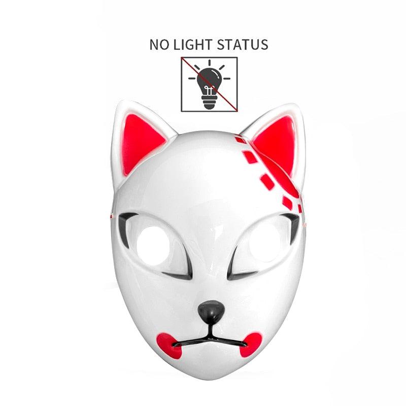 LED Glowing Cat Face Mask Masks - The Burner Shop