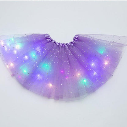 LED Glowing Light Adult Tutu Skirt Skirts - The Burner Shop