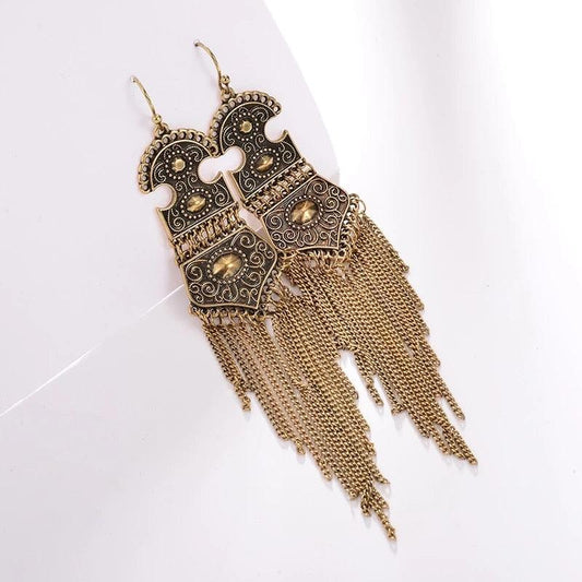 Long Tassel Earrings Earrings - The Burner Shop