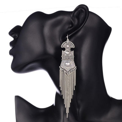 Long Tassel Earrings Earrings - The Burner Shop