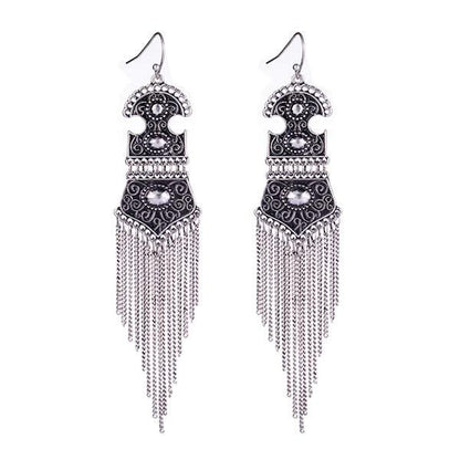 Long Tassel Earrings Earrings - The Burner Shop