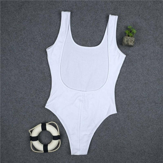 Low Back Bodycon Bodysuit Bodysuit - The Burner Shop
