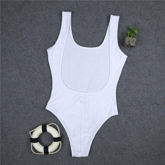 Low Back Bodycon Bodysuit Bodysuit - The Burner Shop