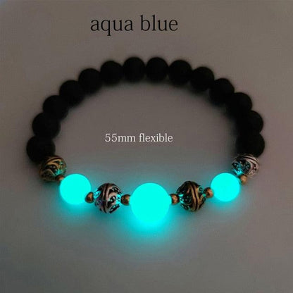 Luminous Glow in the Dark Beaded Bracelet Bracelets - The Burner Shop