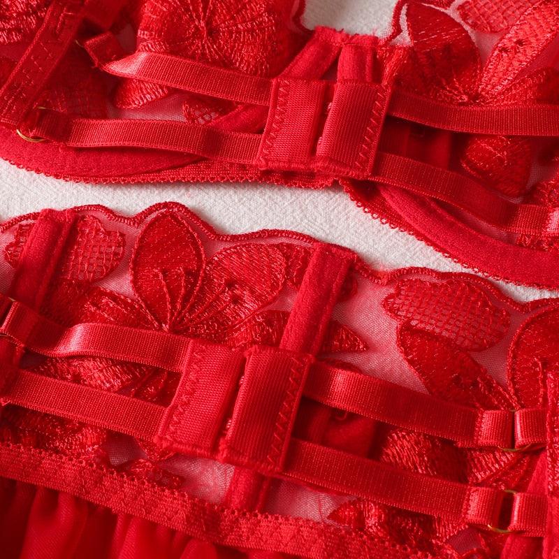 Luxury 3 Piece Lace Lingerie Bras - The Burner Shop