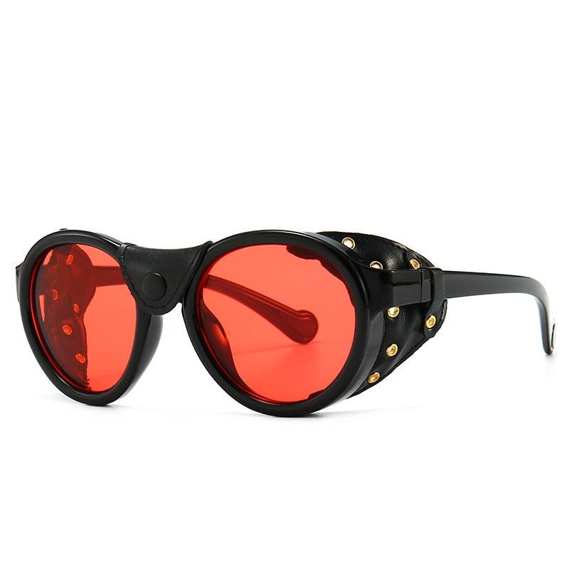 Marcus Steampunk Round Sunglasses Goggles - The Burner Shop