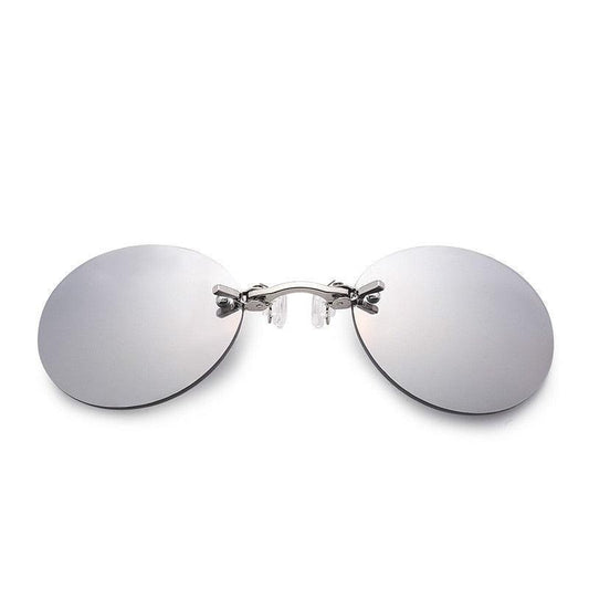 Matrix Morpheus Rimless Oval Sunglasses Sunglasses - The Burner Shop