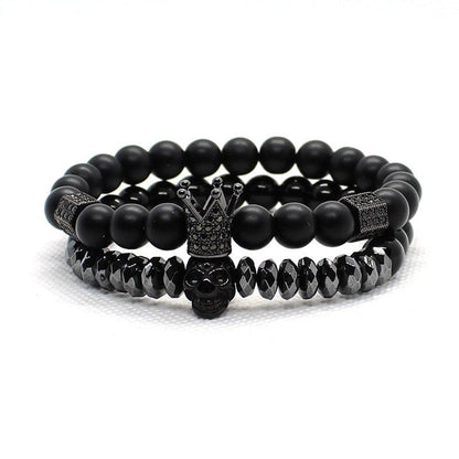 Matte Oxyn Stone Bead Bracelets Bracelets - The Burner Shop