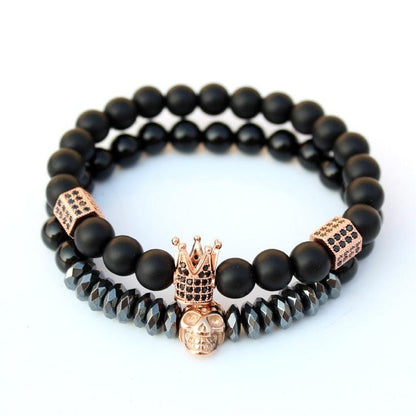Matte Oxyn Stone Bead Bracelets Bracelets - The Burner Shop