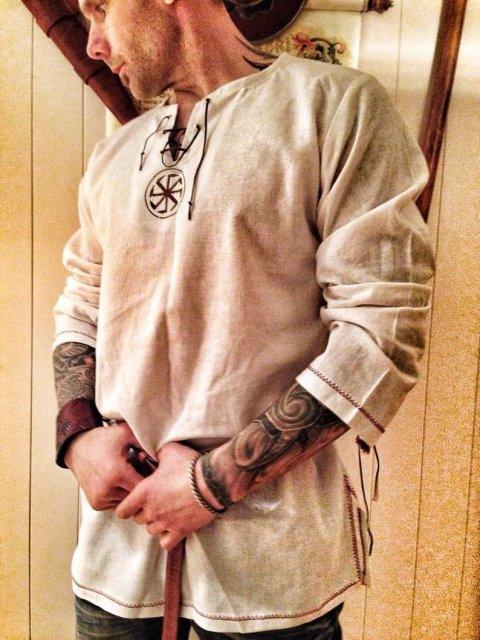 Medieval Long Sleeve Shirt Shirts - The Burner Shop